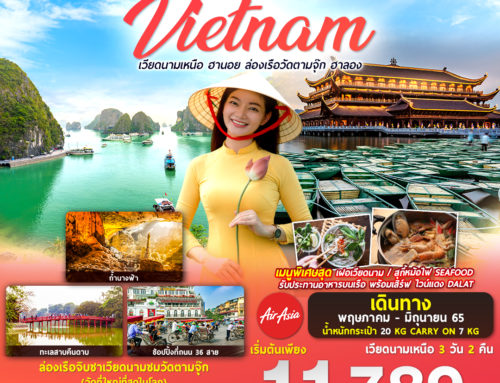 VIETNAM – เวียดนามเหนือ ฮานอย ล่องเรือวัดตามจุ๊ก ฮาลอง – 3วัน 2คืน